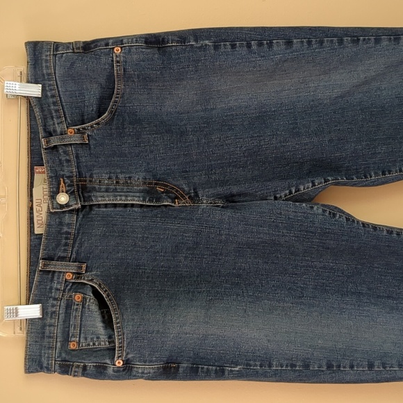 12 Levi's 515 Nouveau Boot Cut Denim Jeans Bootcut Blue Casual Basic - Picture 4 of 16